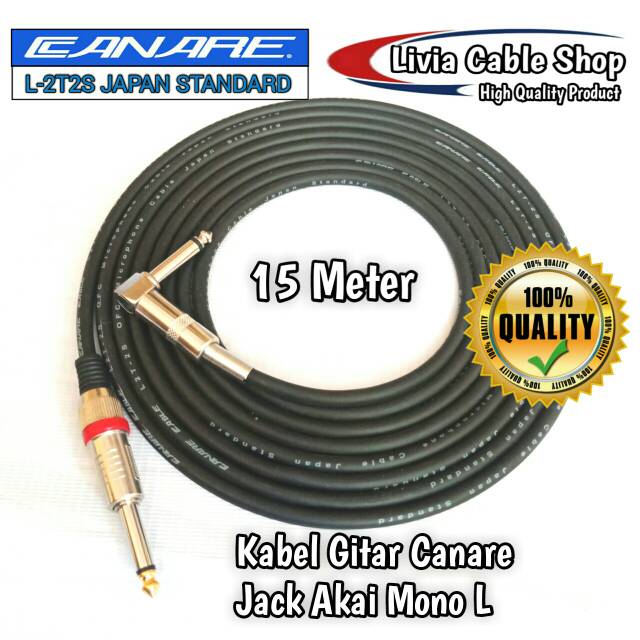 Jual Kabel Gitar Meter Jack Akai Mono To L Canare Shopee Indonesia