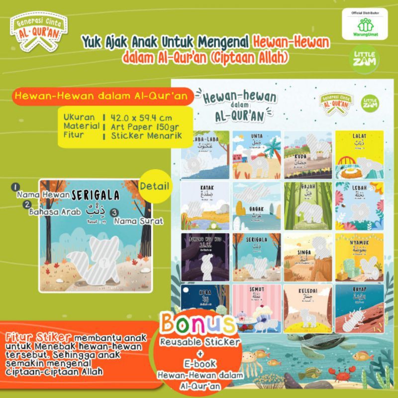 Jual Poster Generasi Cinta Al Quran Gca Shopee Indonesia