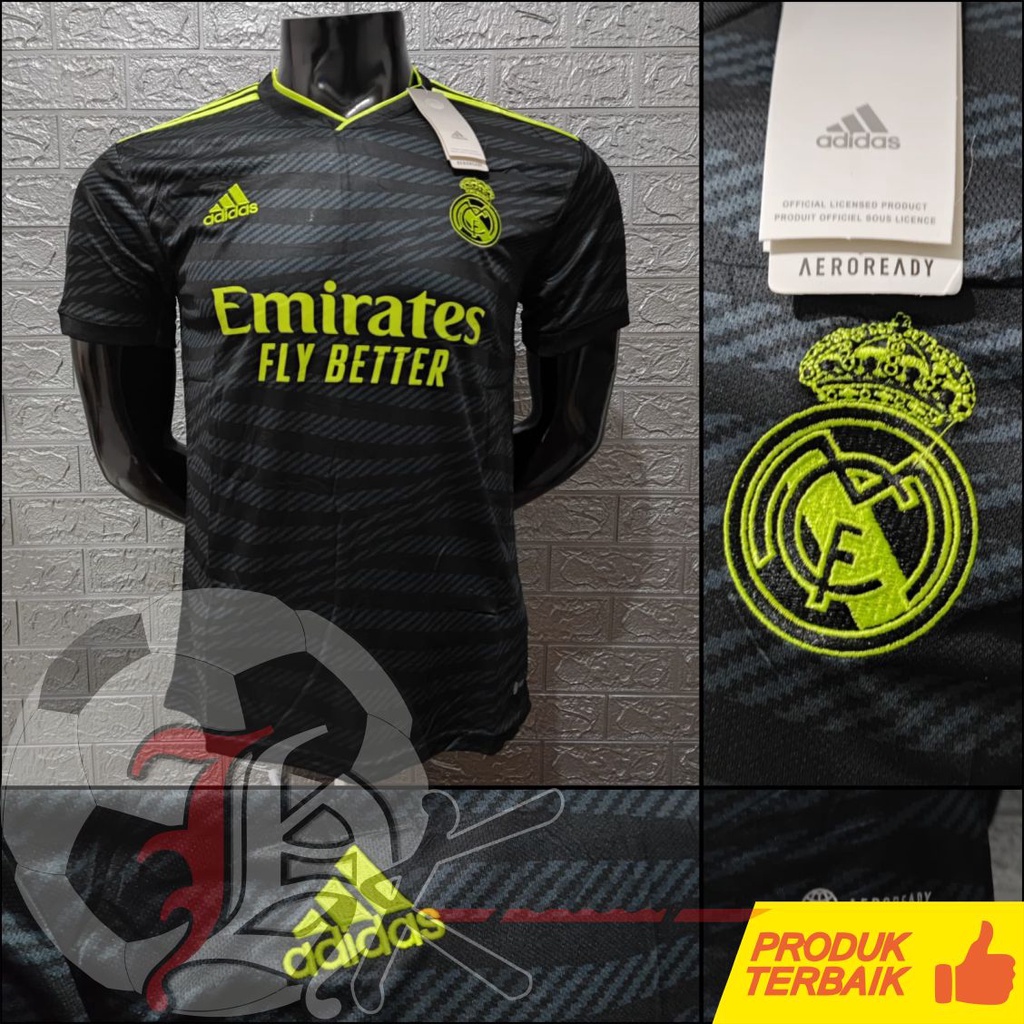 Jual JERSEY BOLA REAL MADRID 3RD 2022 2023 Shopee Indonesia