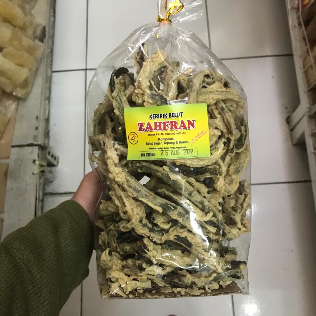 Jual Keripik Belut Renyah Lezat Zahfran Oleh Oleh Khas Jogja Shopee