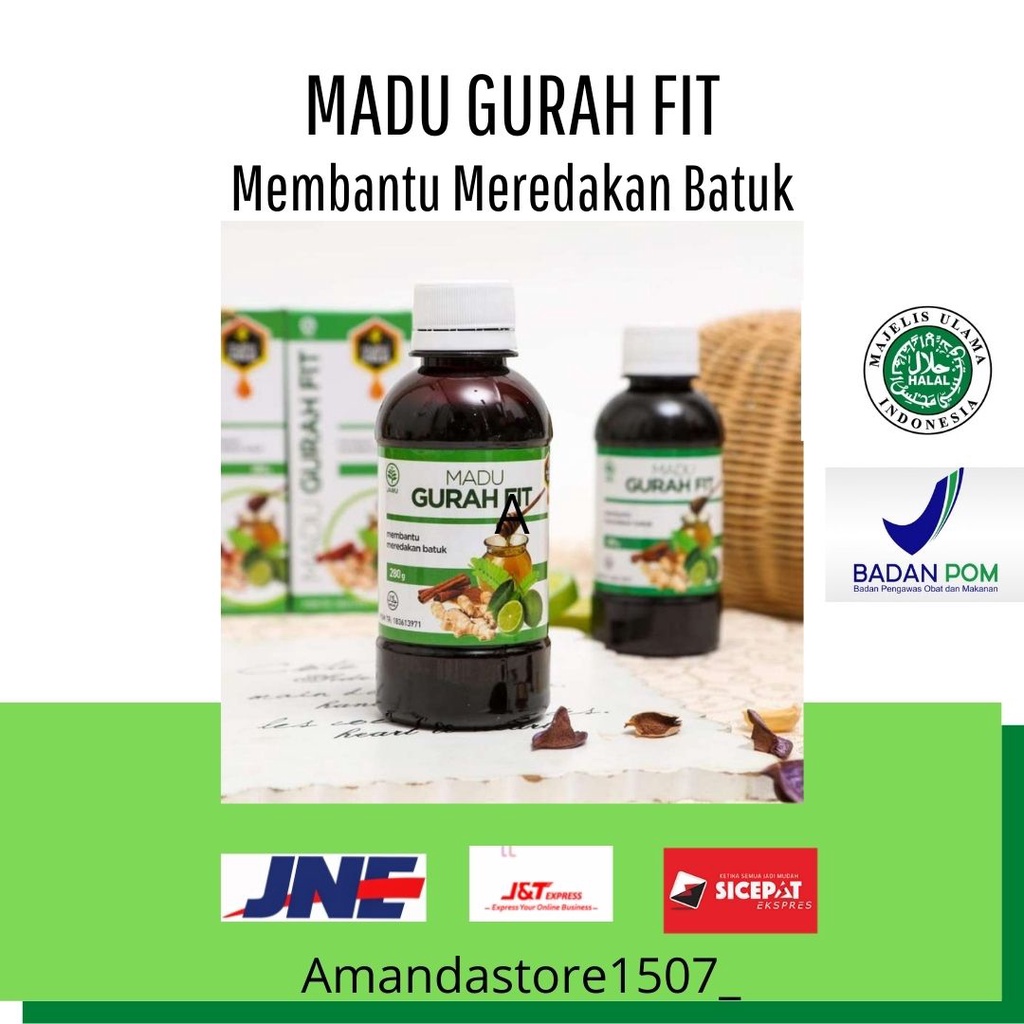 Jual Madu Gurah Fit Atasi Gangguan Tenggorokan Obat Batuk Batuk