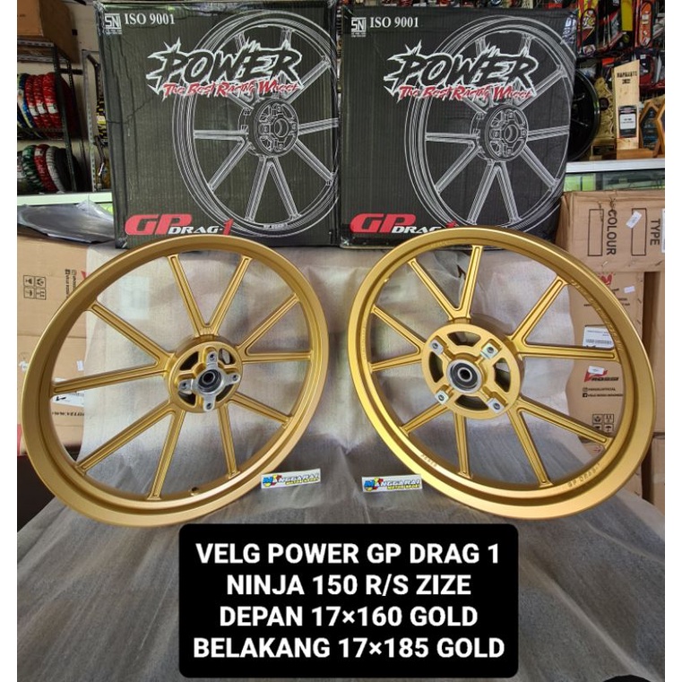 Jual VELG POWER GP DRAG 1 NINJA 150 R S MODEL DAITONA Shopee Indonesia