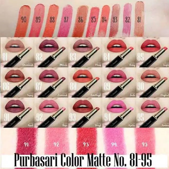 Jual Purbasari Lipstick Color Matte 100 Original Shopee Indonesia