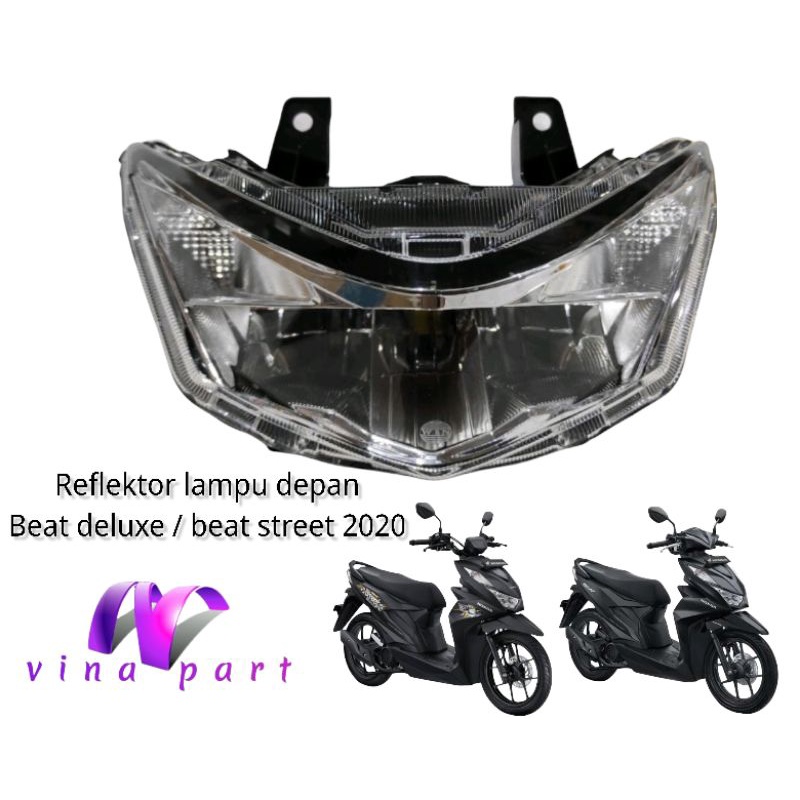 Jual Reflektor Lampu Depan Beat Esp New Eco Street Led 2020 K1a Merk