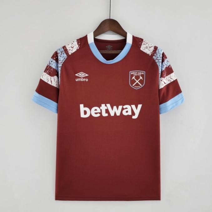 Jual JERSEY BOLA WESTHAM HOME NEW 2023 GRADE ORI Shopee Indonesia