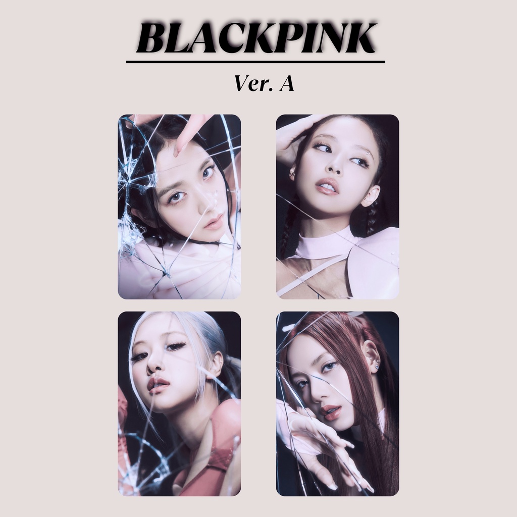 Jual Photocard Blackpink Pink Venom Unofficial Shopee Indonesia