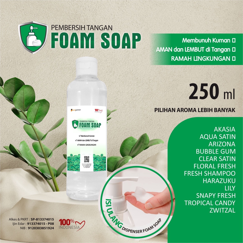 Jual Hand Soap Sabun Cuci Tangan Foam Cuci Salju Aroma Wangi Segar