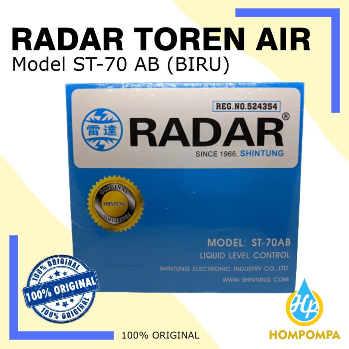 Jual Produk Terbaru Otomatis Radar St Ab Shintung Biru Asli Pelampung