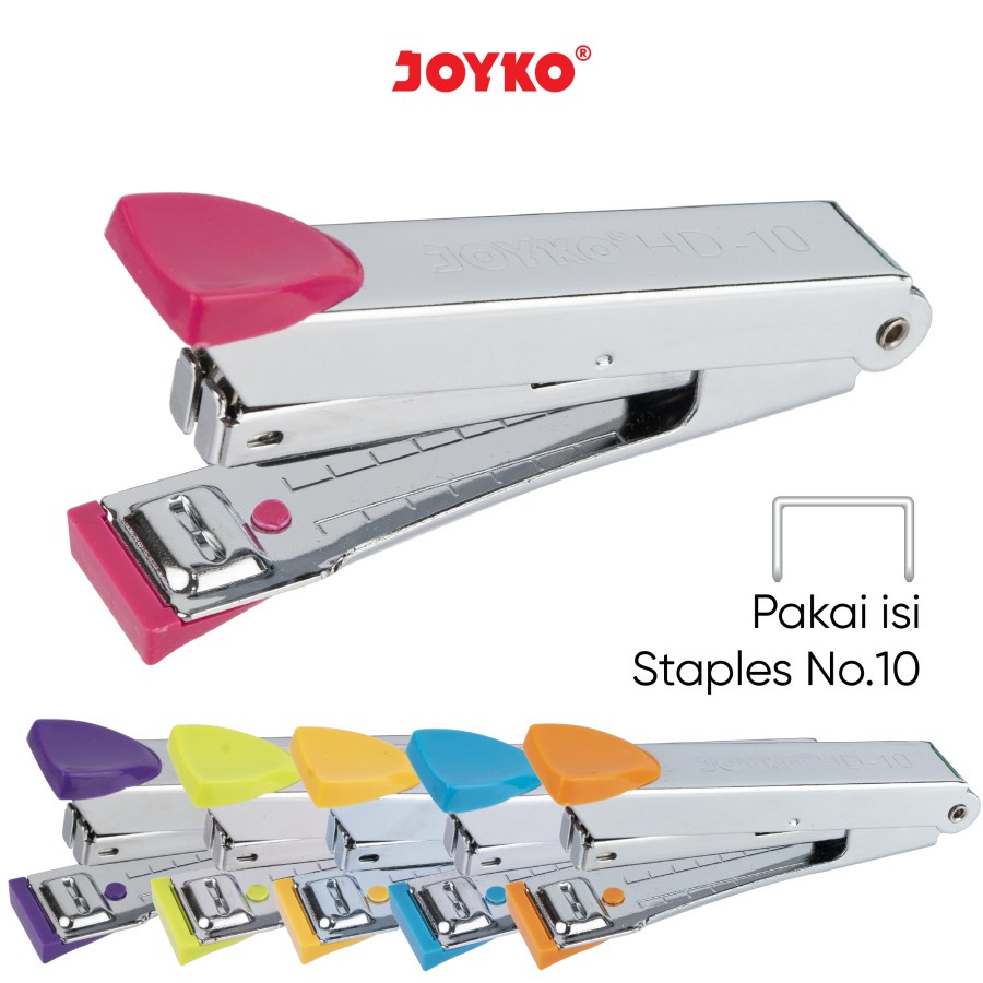 Jual Stapler Joyko HD 10 Kecil Hekter Jegrekan Staples Besi Shopee