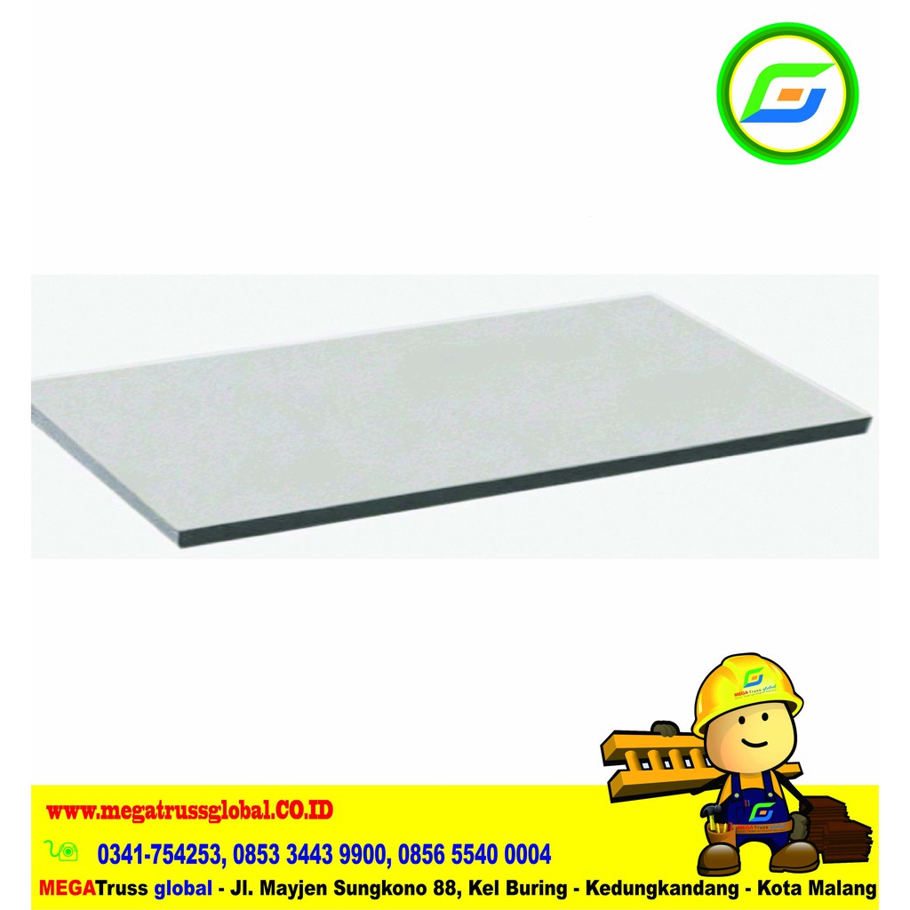 Jual Listplank Grc Kalsi Plank Cm X Cm Polos Material Bahan