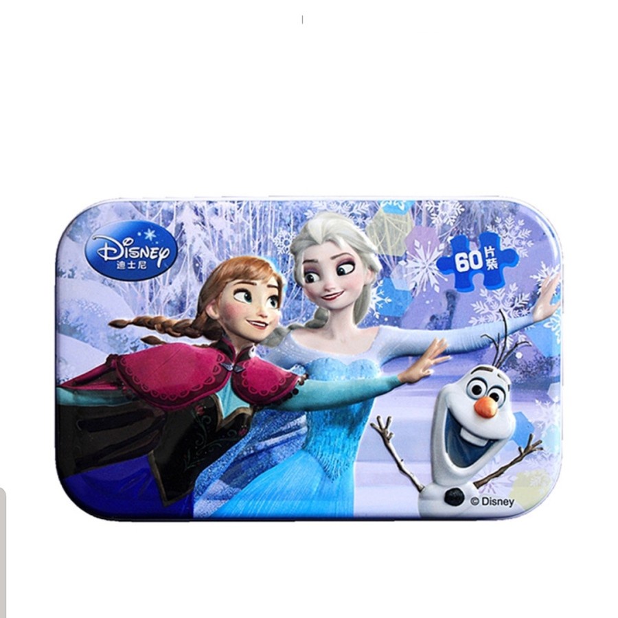 Jual Frozen Disney Can Puzzle Pcs Frozen Elsa Anna Puzzle Disney