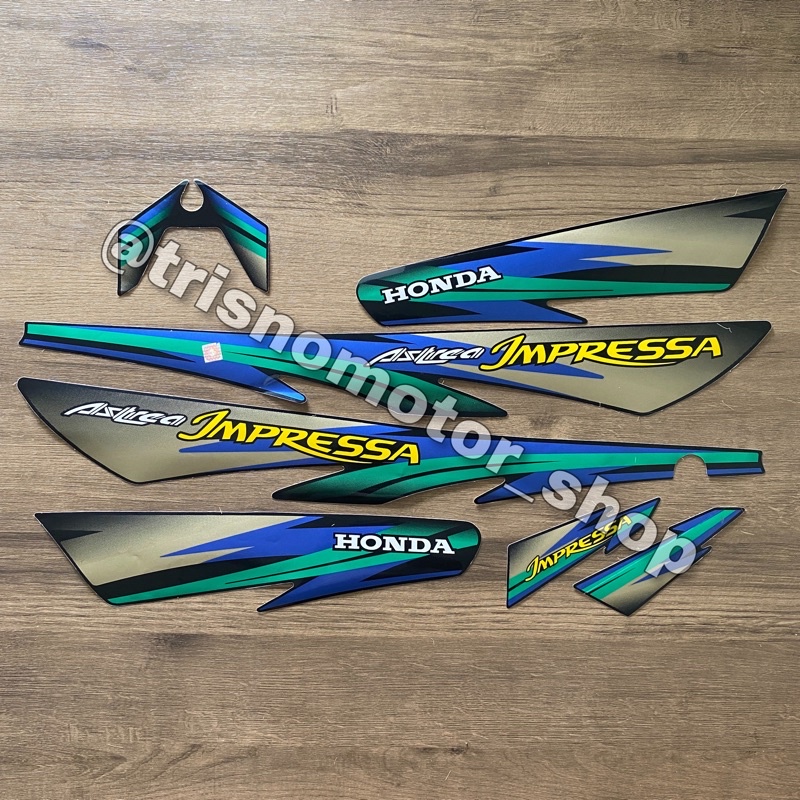 Jual Striping Sticker Body Motor Honda Astrea Grand Impresa Stiker Lis