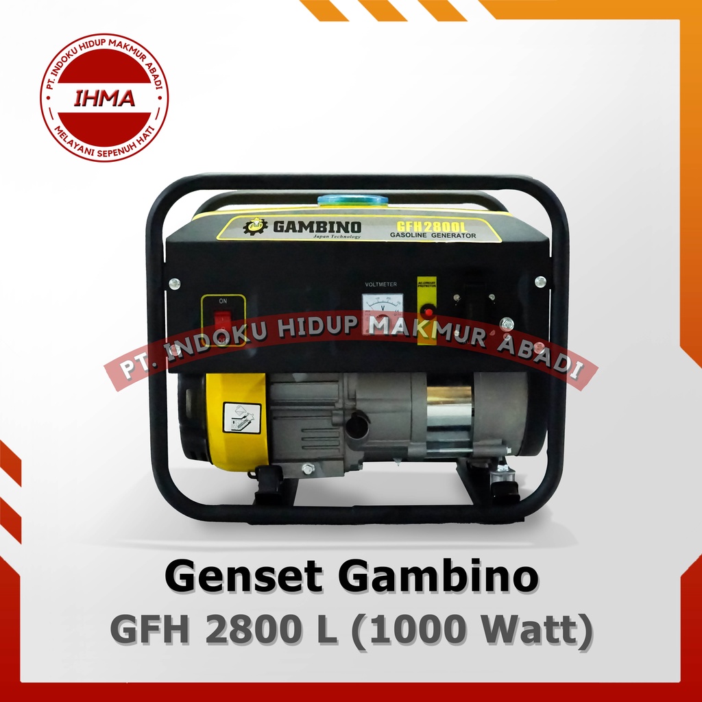 Jual Gasoline Generator Genset Listrik Bensin Gambino GFH 2800 L