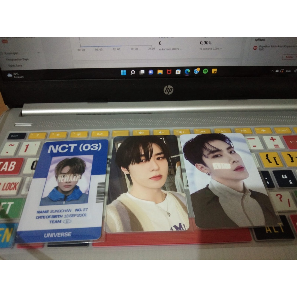 Jual PC ID CARD UNIVERSE SELCA KUN CONCEPT XIAOJUN ID CARD SUNGCHAN NCT