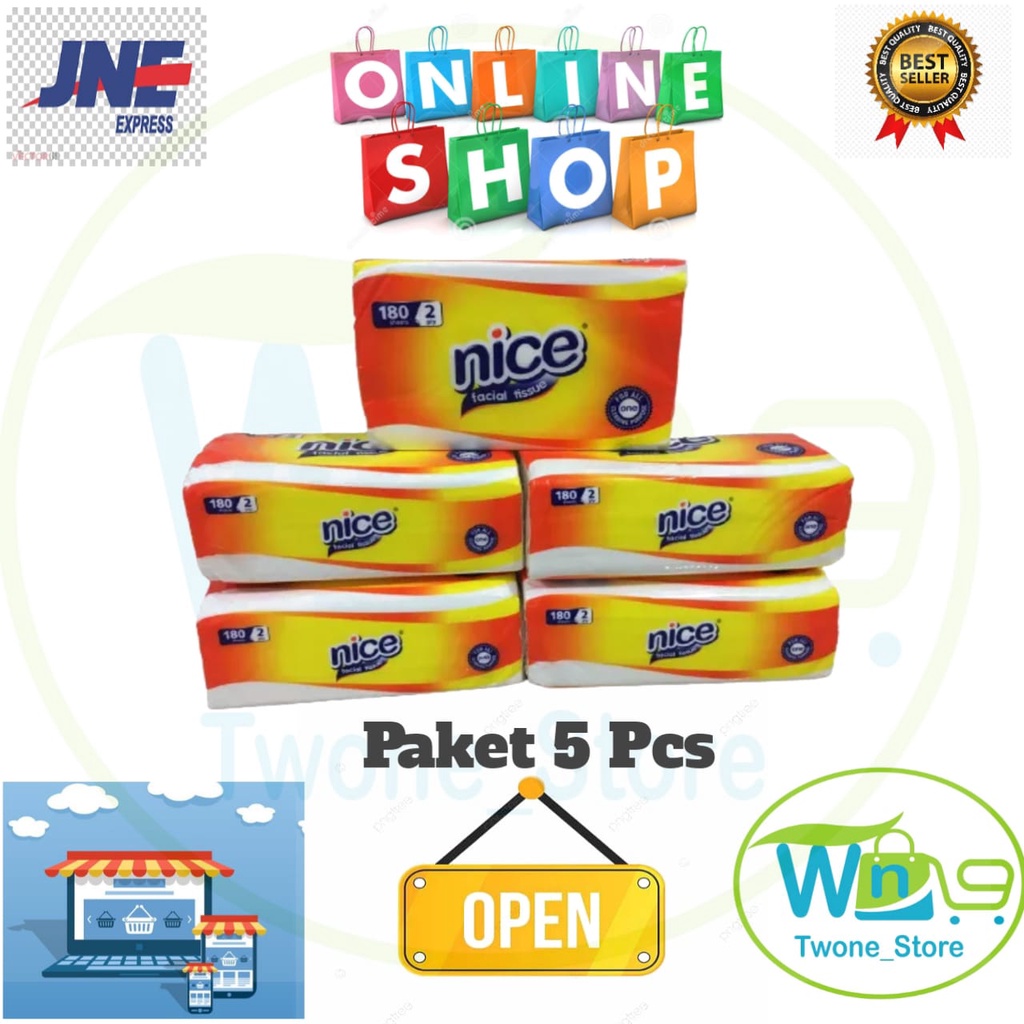 Jual Paket Tissu Nice Facial Tissue Sheets Ply Tisu Tissu