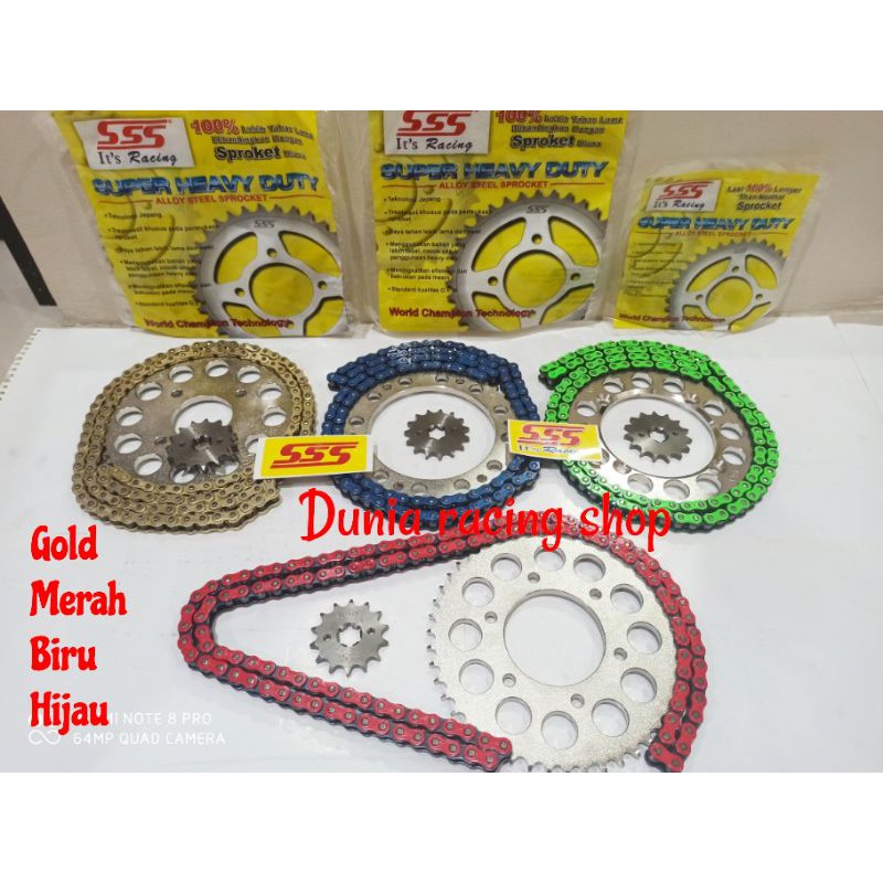 Jual Gear Set Sss Gir Set Sss 428 Sonic 150 CB 150 CBR 150 Tiger Revo