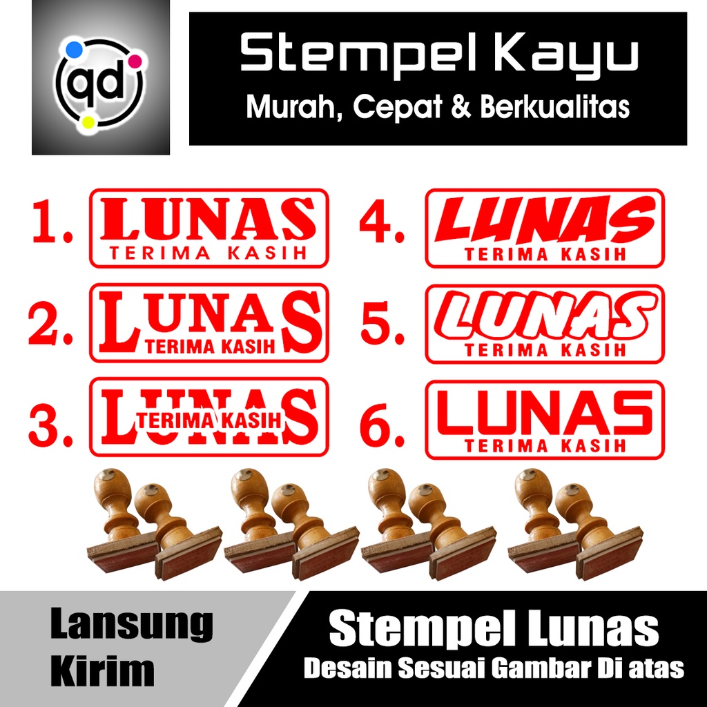 Jual Stempel Kayu Lunas Shopee Indonesia