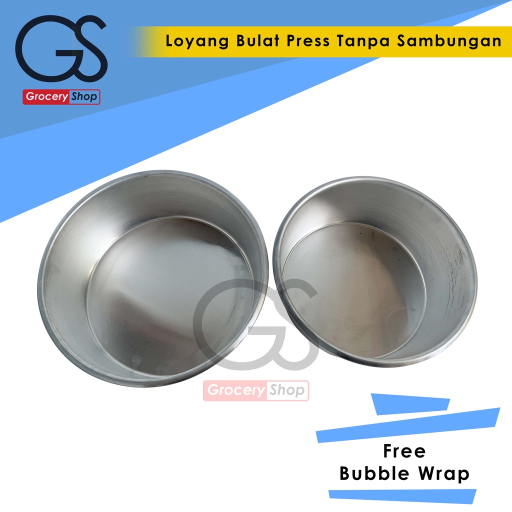 Jual Loyang Bulat Press Tanpa Sambungan Tinggi Cm Shopee Indonesia