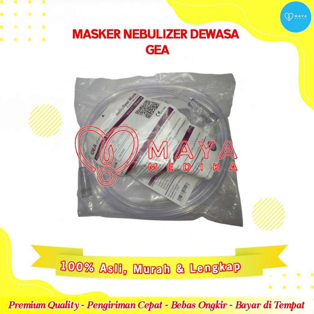 Jual Masker Nebulizer Set Dewasa GEA Shopee Indonesia