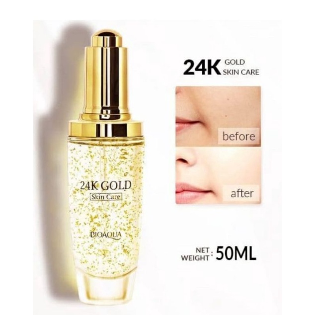 Jual BIOAQUA 24K Gold Skin Care Serum 50ml Shopee Indonesia