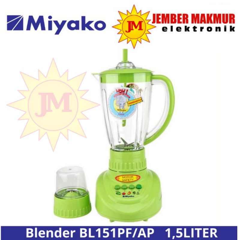 Jual MIYAKO BLENDER BL 151PF AP Blender Plastik 1 5 Liter MIYAKO