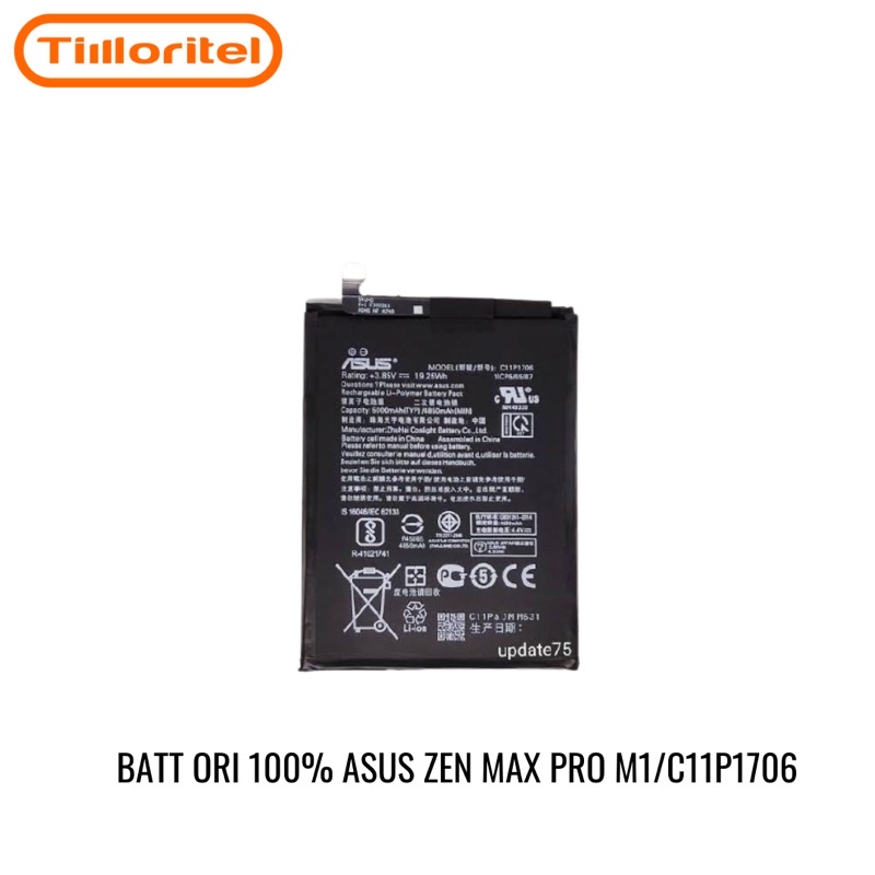 Jual Battery Ori Asus Zen Max Pro M C P Shopee Indonesia