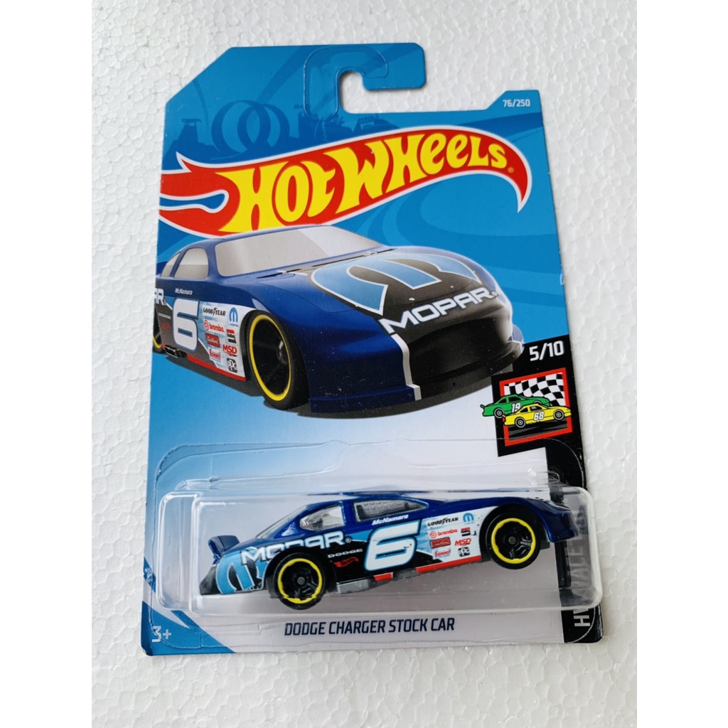 Jual HOTWHEELS HOT WHEELS DODGE CHARGER STOCK CAR BIRU MOPAR HW RACE