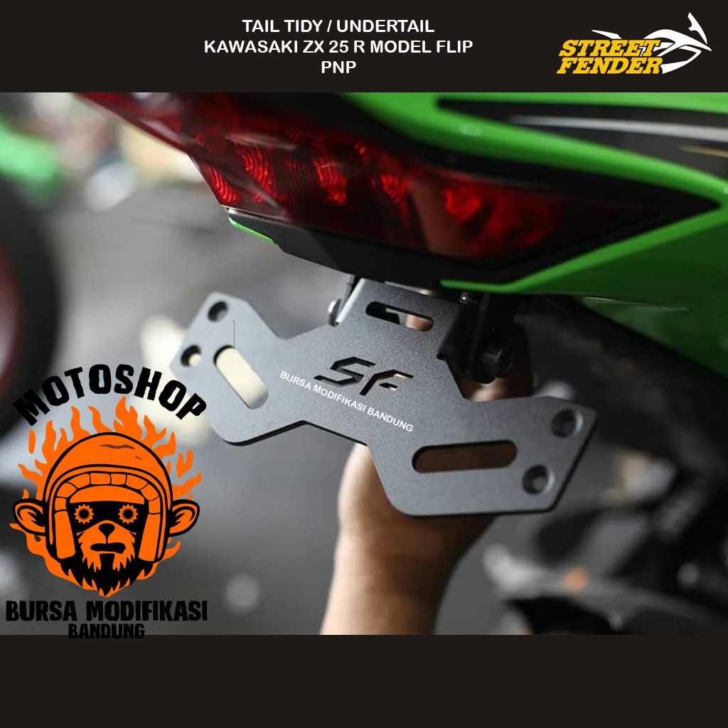 Jual TAIL TIDY UNDERTAIL KAWASAKI ZX25R FLIP ADJUSTABLE STREET