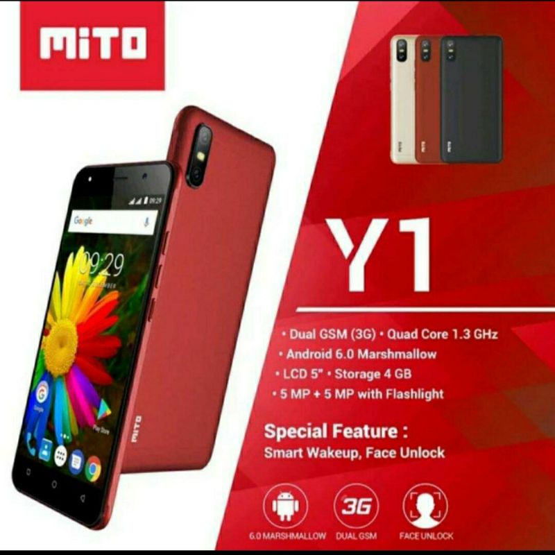 Jual Cuci Hudang Hp Mito Y Ram Rom Gb Inch Dual Sim Shopee