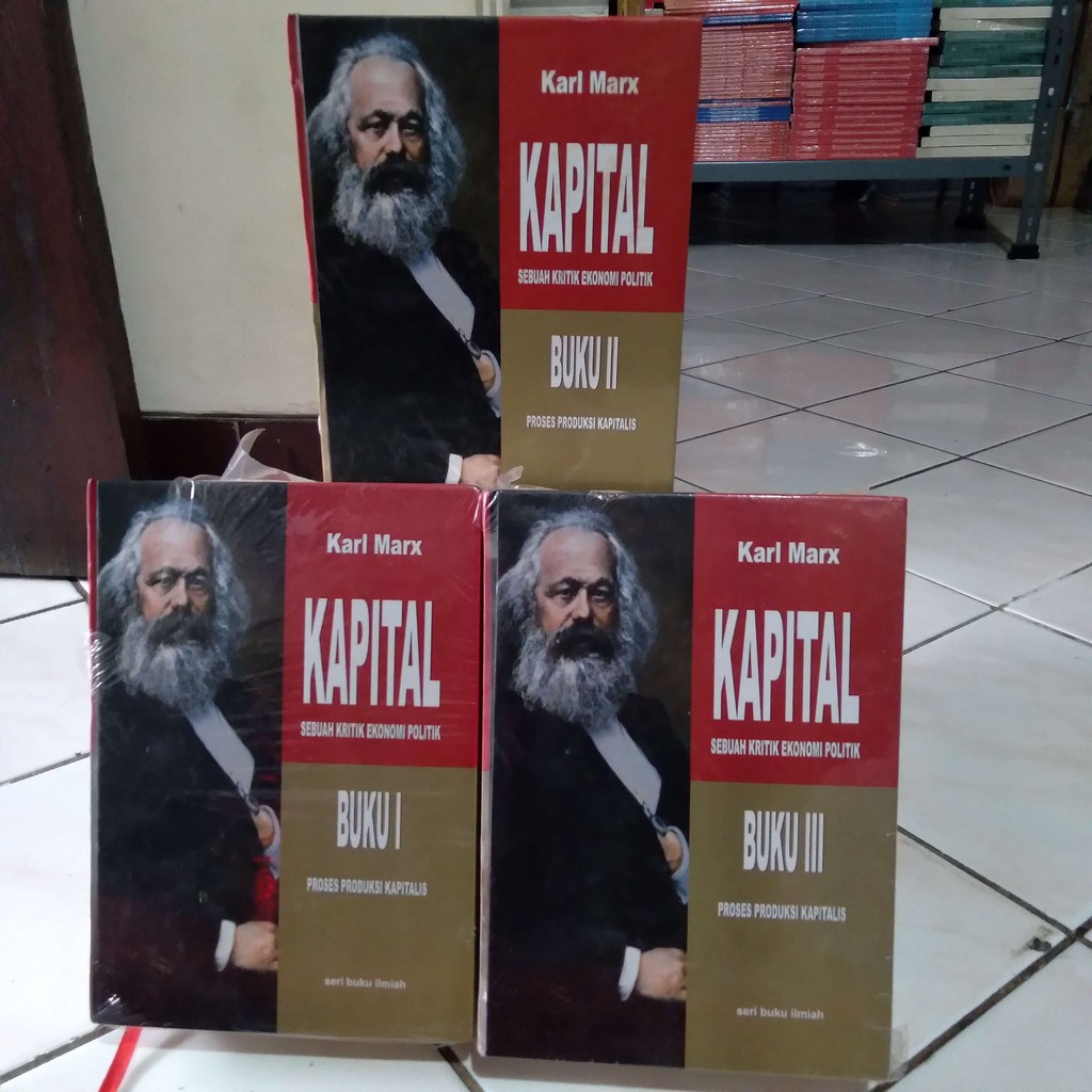 Jual Paket Buku Das Kapital Karl Marx Proses Produksi Kapital New