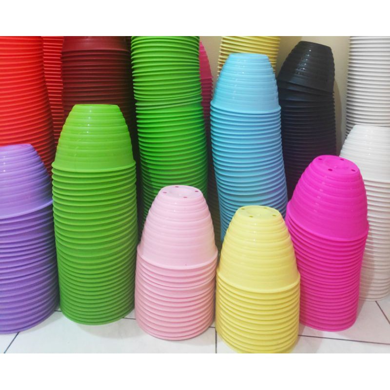 Jual POT BUNGA TANAMAN TAWON 21cm 12pcs SELUSIN Shopee Indonesia