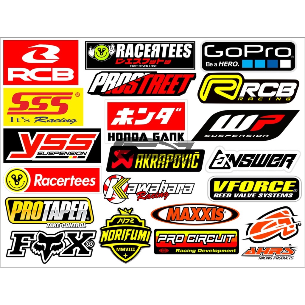 Jual STIKER SPONSOR RACING HEREX STIKER HEREX STIKERAESTHETIC STIKER