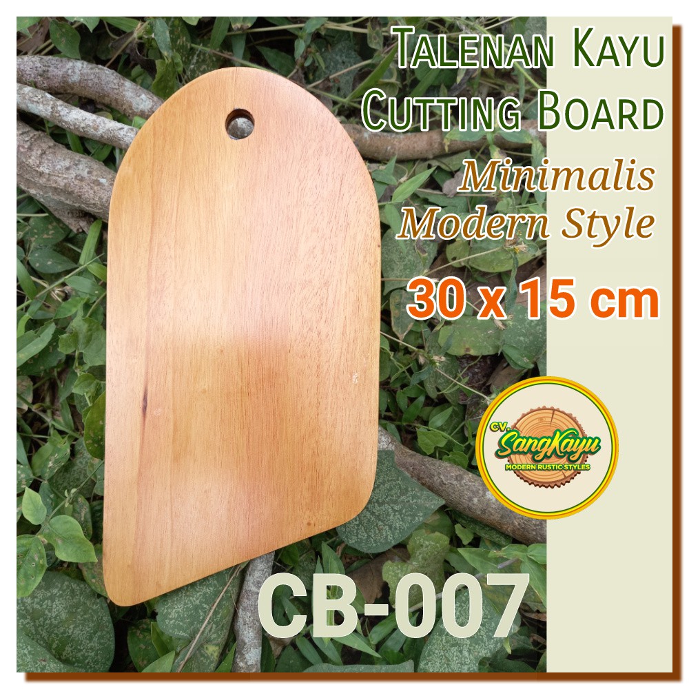 Jual Talenan 30x15cm 007 Talenan Kayu Modern Cutting Board Chopping