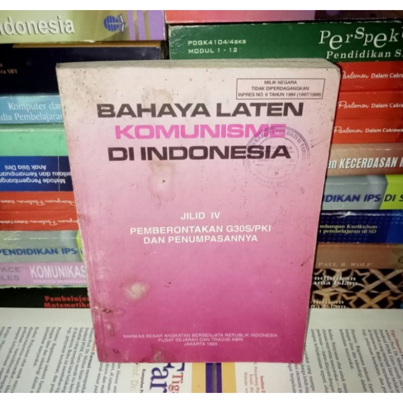 Jual BUKU ORI BAHAYA LATEN KOMUNISME DI INDONESIA JILID IV