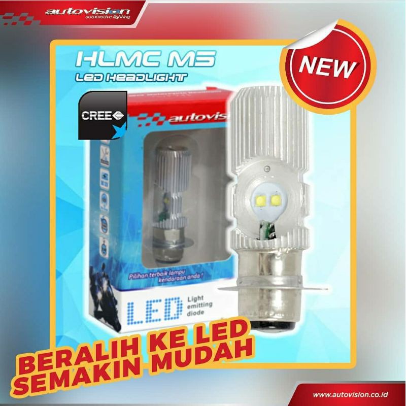 Jual Lampu Led Motor Cree Headlamp M Cr Autovision Vario Beat Revo