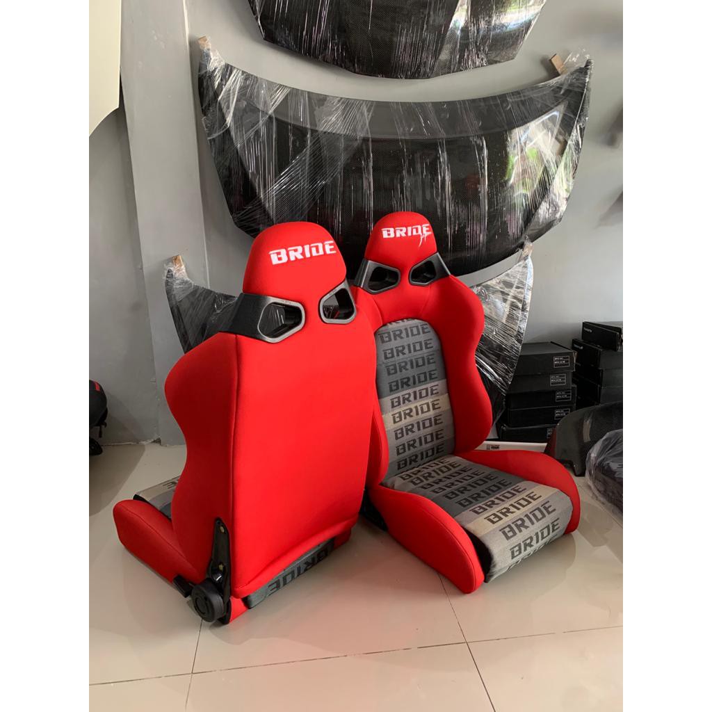 Jual Jok Racing Rep Bride Cuga Merah Gradasi Hitam Racing Seat Shopee