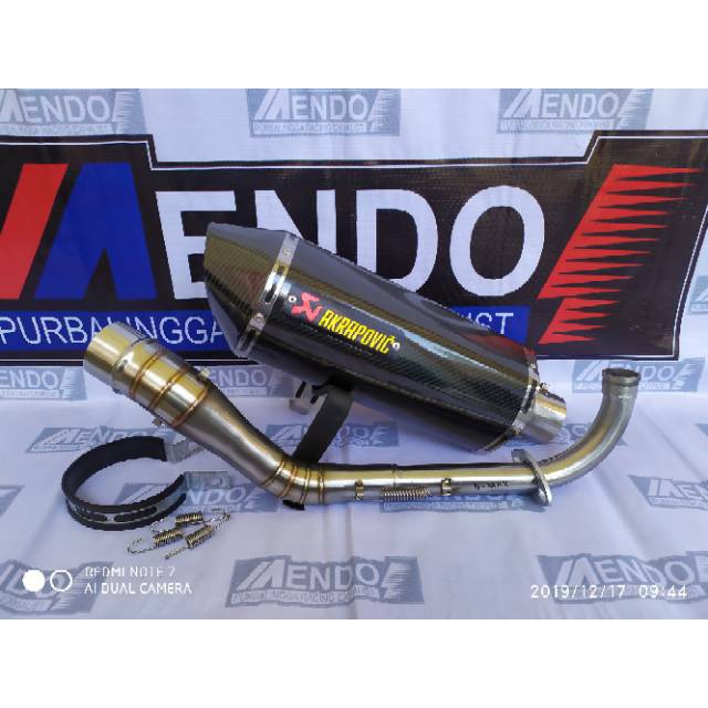 Jual Knalpot Racing Akrapovic Layang NMAX AEROX ADV GENIO PCX VARIO