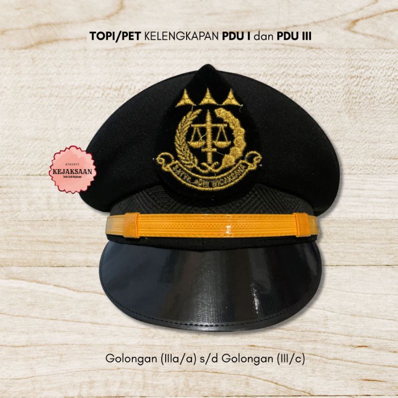 Jual Topi Pet Atribut Seragam Pdub Pduk Kejaksaan Shopee Indonesia