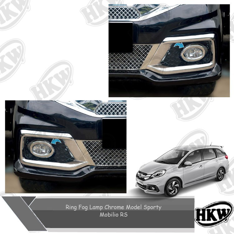 Jual Ring Fog Lamp Chrome Model Sporty Mobil Mobilio Rs Shopee Indonesia