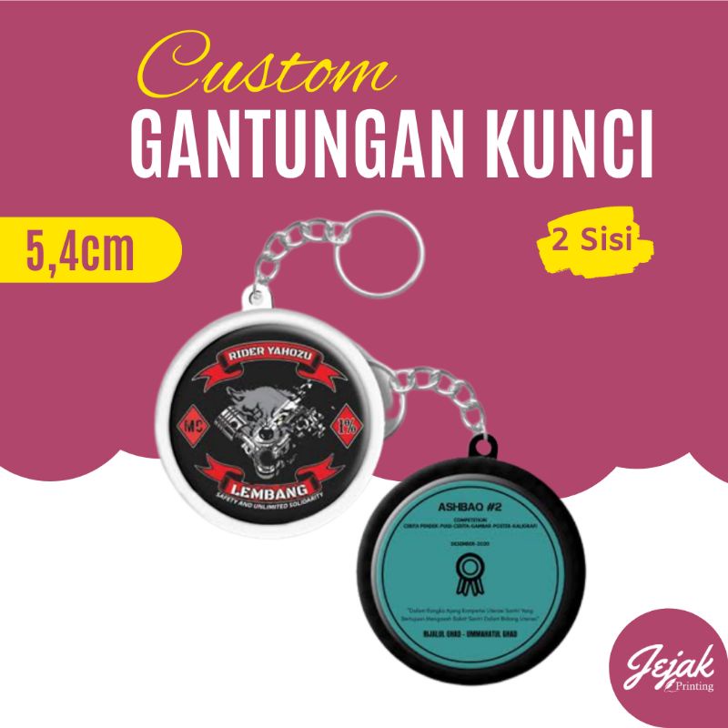 Jual Gantungan Kunci Akrilik Diameter X Cm Shopee Indonesia