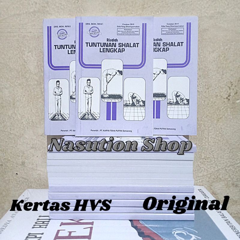 Jual Buku Risalah Tuntunan Shalat Lengkap Ukuran Saku Mini Kertas