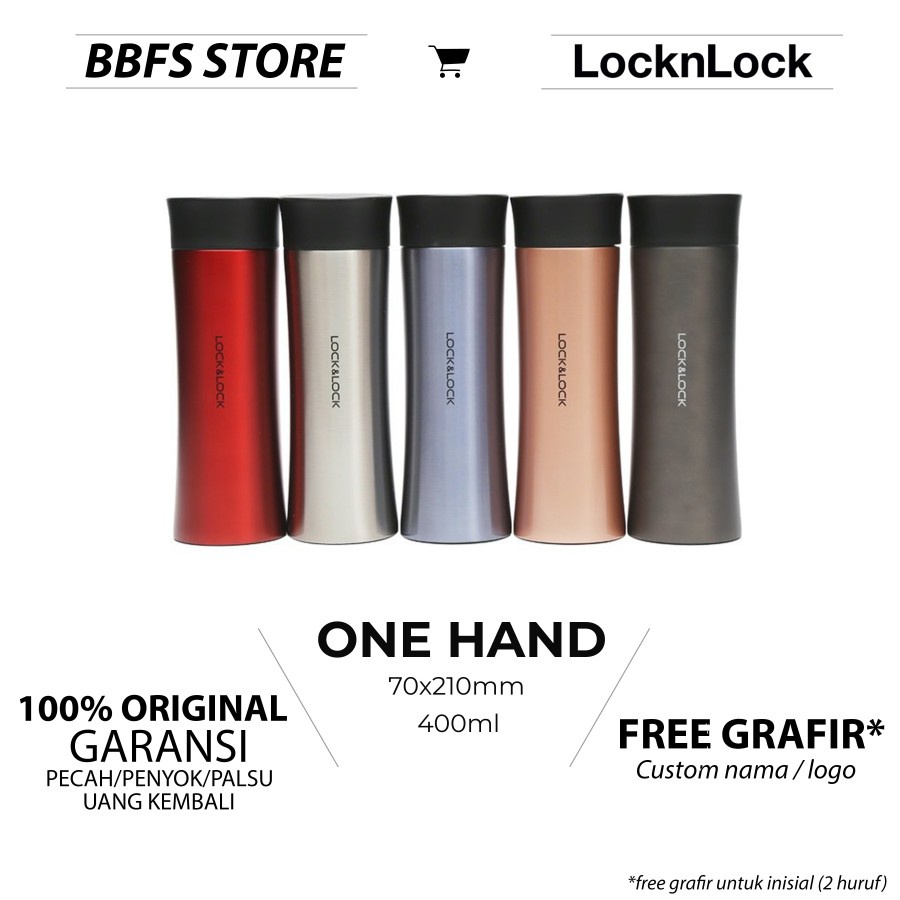 Jual Lock N Lock One Hand Tumbler Ml Termos Tahan Panas Dingin Lock