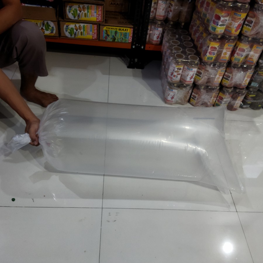 Jual Plastik Kantong Jumbo Harga Satuan Ukuran 50 X 120 Cm Tebal 0 06