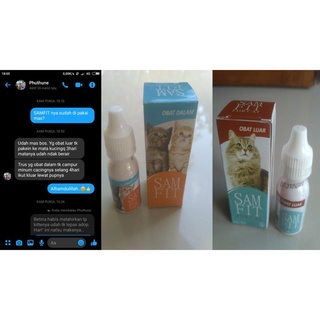 Jual SAMFIT Obat Kucing Ampuh Untuk Penyakit Dalam Dan Luar Telinga