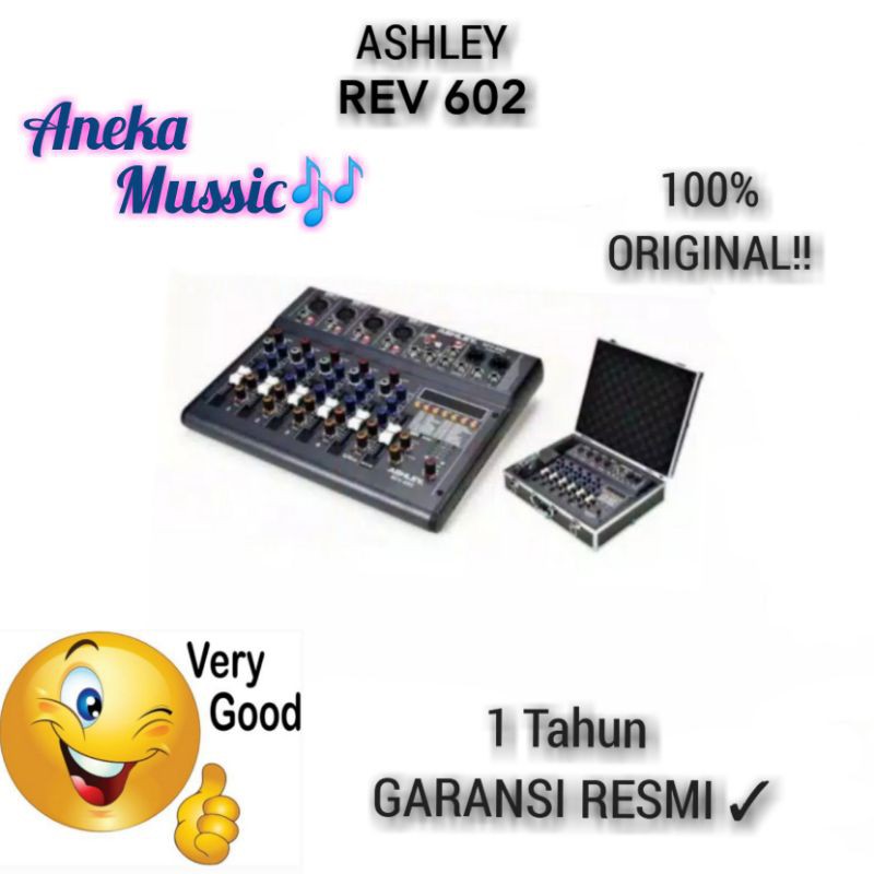 Jual Mixer Ashley Rev Original Channel Bluetooth Usb Reverb