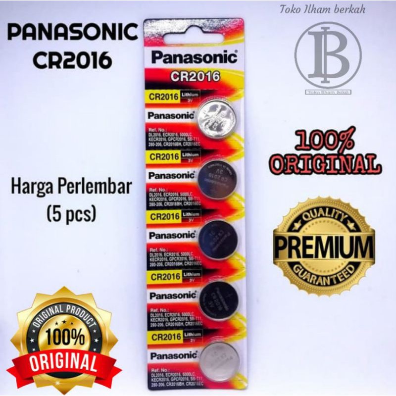 Jual Baterai Panasonic CR2016 ORIGINAL Panasonic CR 2016 Battery