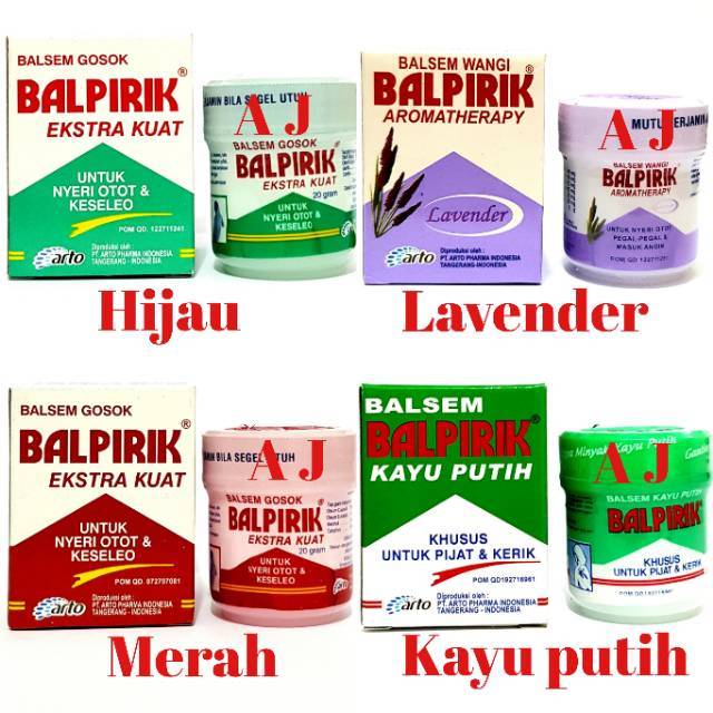 Jual Balsem Balpirik Extra Kuat Meredakan Nyeri Otot Keseleo Pegal