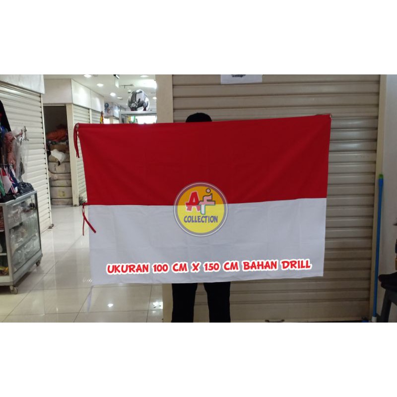 Jual Bendera Merah Putih Bahan Drill Cm X Cm Premium Shopee