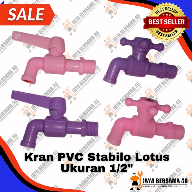 Jual KRAN PVC STABILO LOTUS ENGKOL BALING KRAN PLASTIK MURAH KERAN