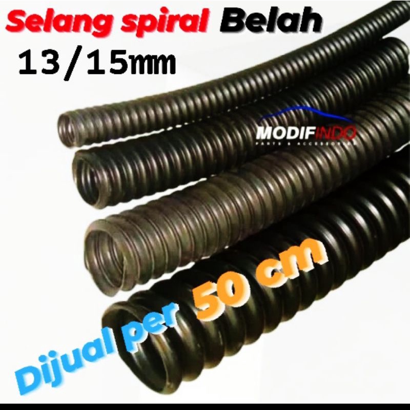 Jual Selang Spiral Model Belah Per Cm Shopee Indonesia